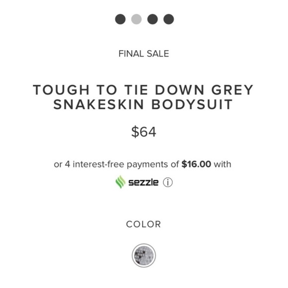 NWT New - TOBI SAHARA MULTI SNAKESKIN PRINT BODYSUIT Size Small - Picture 4 of 13